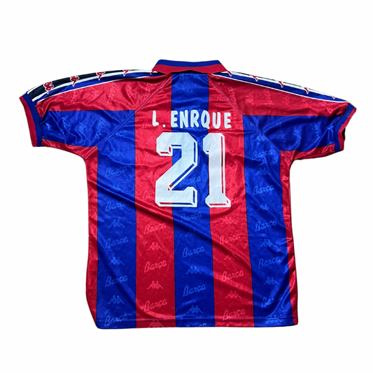 FC Barcelona - Home Kit Luis Enrique - 1995/97 - 9/10 - (L)