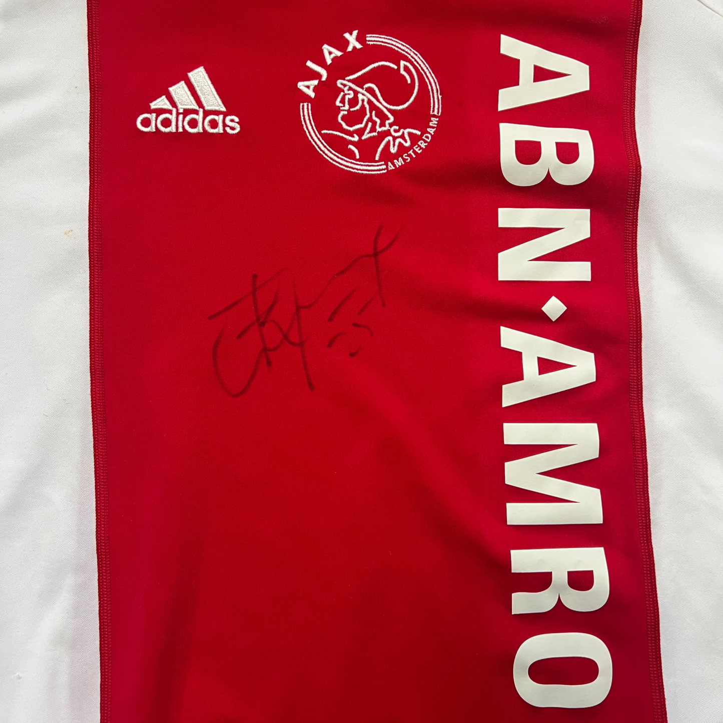 Ajax - Home Kit - Huntelaar Signed - 2005/06 - 8/10 - (L)