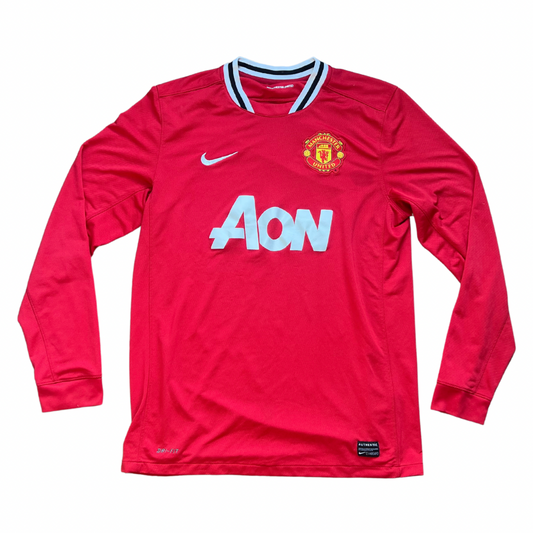 Manchester United - Home Kit Longsleeve - 2011/12 - 7/10 - (L)